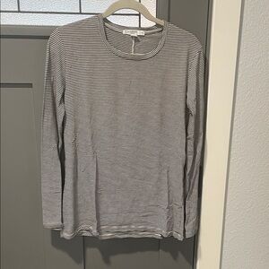 Stateside Black and White Striped Tee